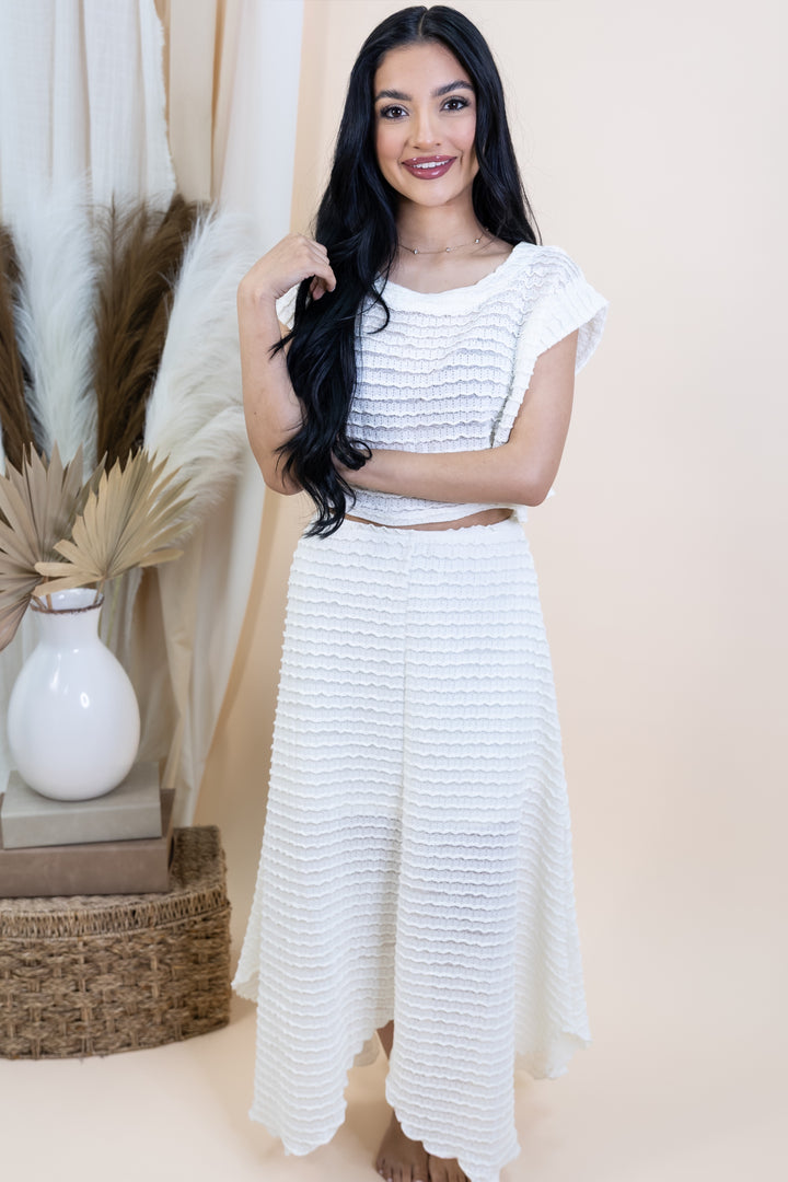 "Whispered Ruffle" Set (Ivory)