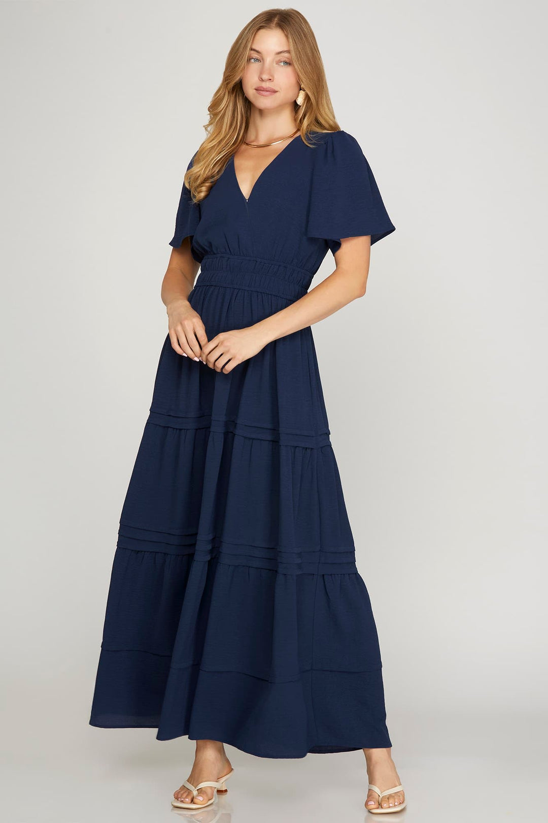 "Midnight Mirage" Dress (Navy)