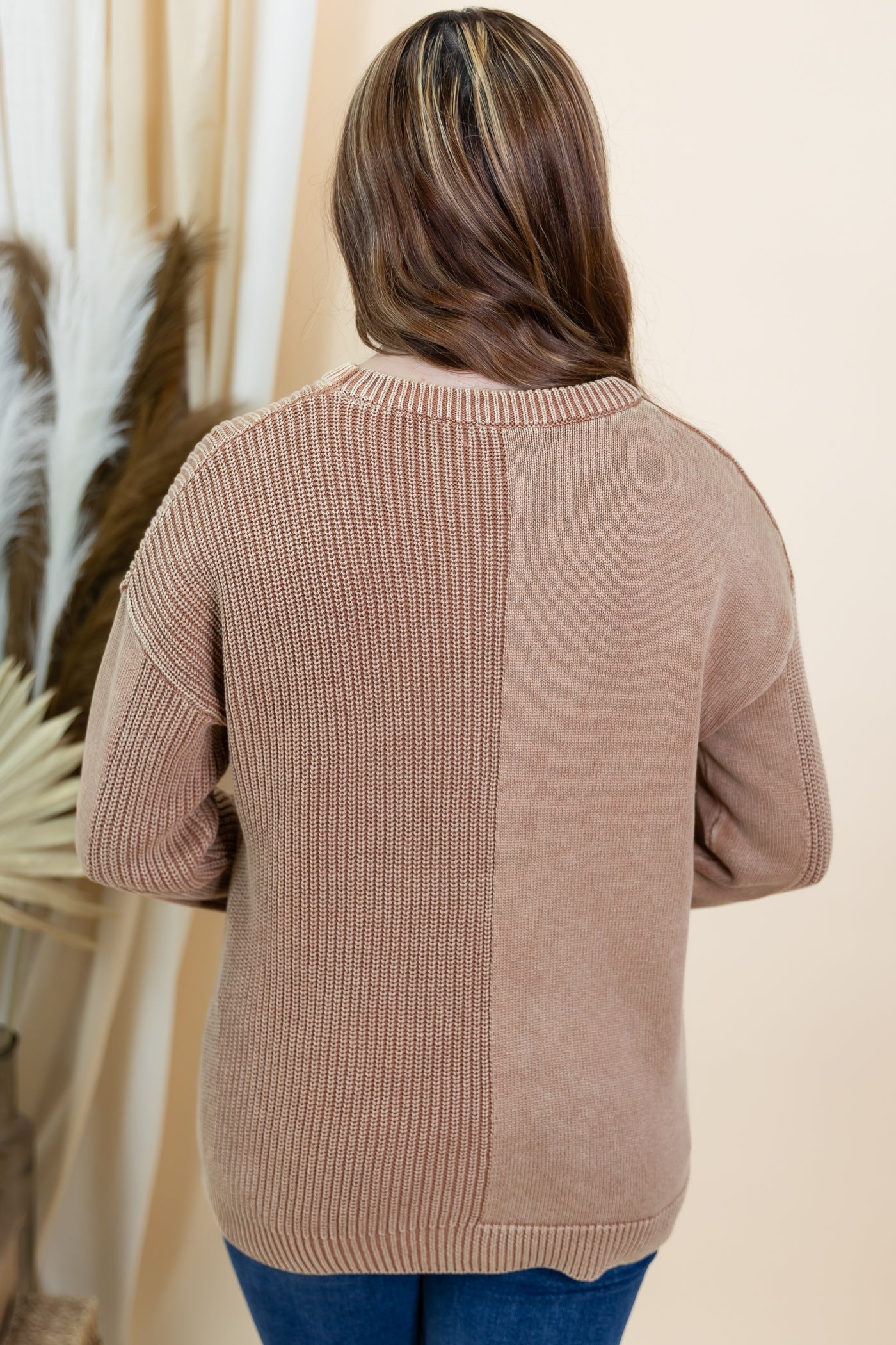 "By My Side" Sweater (Light Camel)