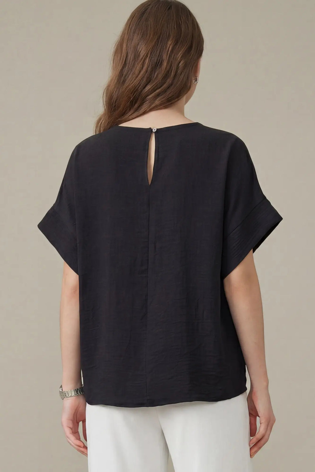 "Ease My Day" Top (Black)