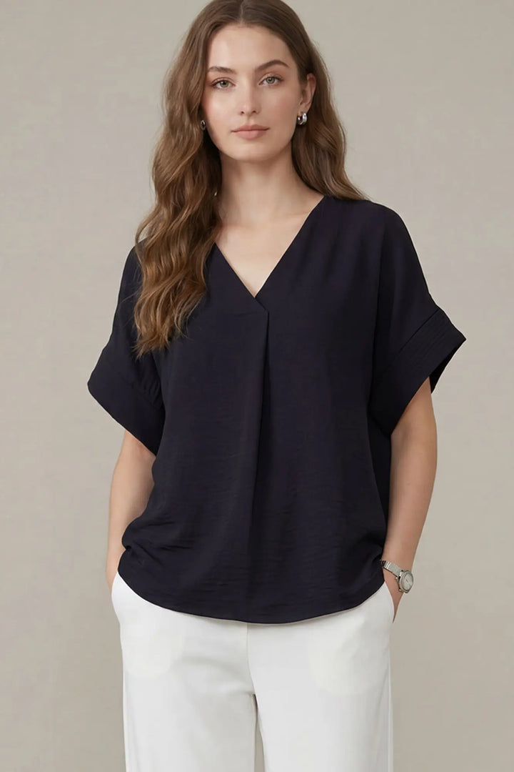 "Ease My Day" Top (Black)
