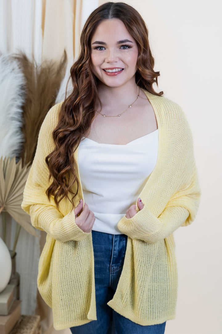 "Soft Sunshine" Cardigan (Butter Cream)