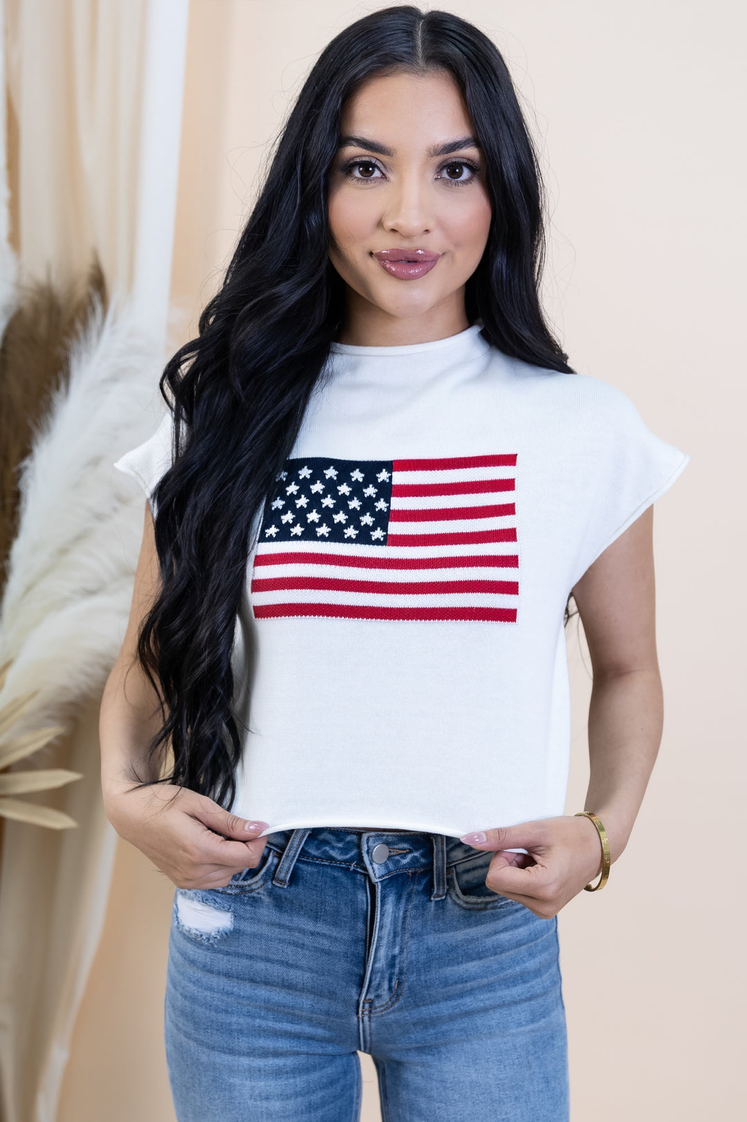 "Feeling Free" Top (White)