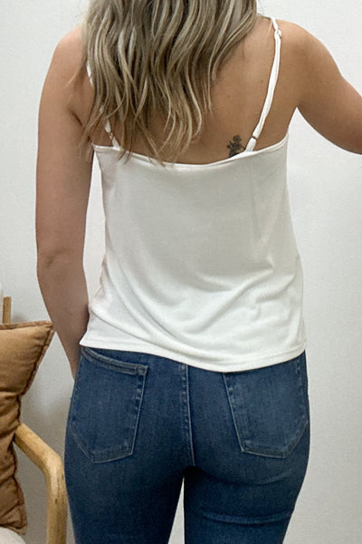"No Worries" Tank (Ivory)