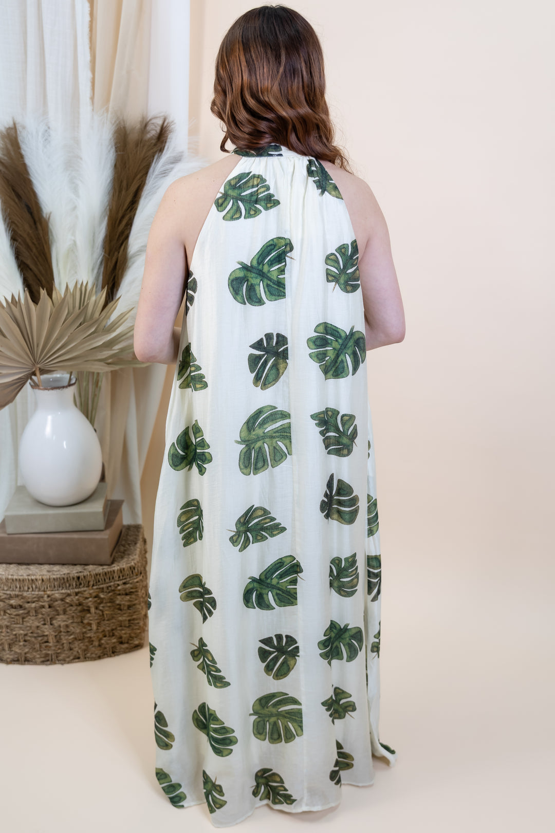 "Coastal Canopy" Dress (Cream)