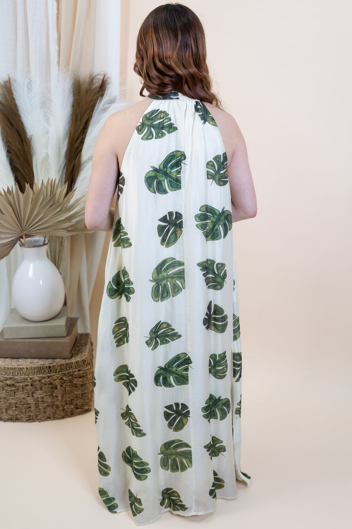 "Coastal Canopy" Dress (Cream)