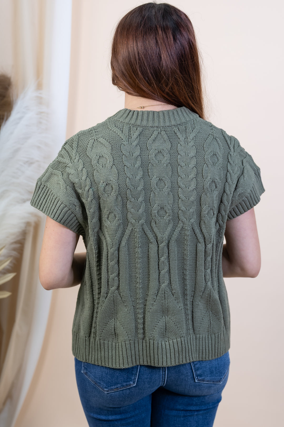 "Easy Does Everything" Sweater (Olive)