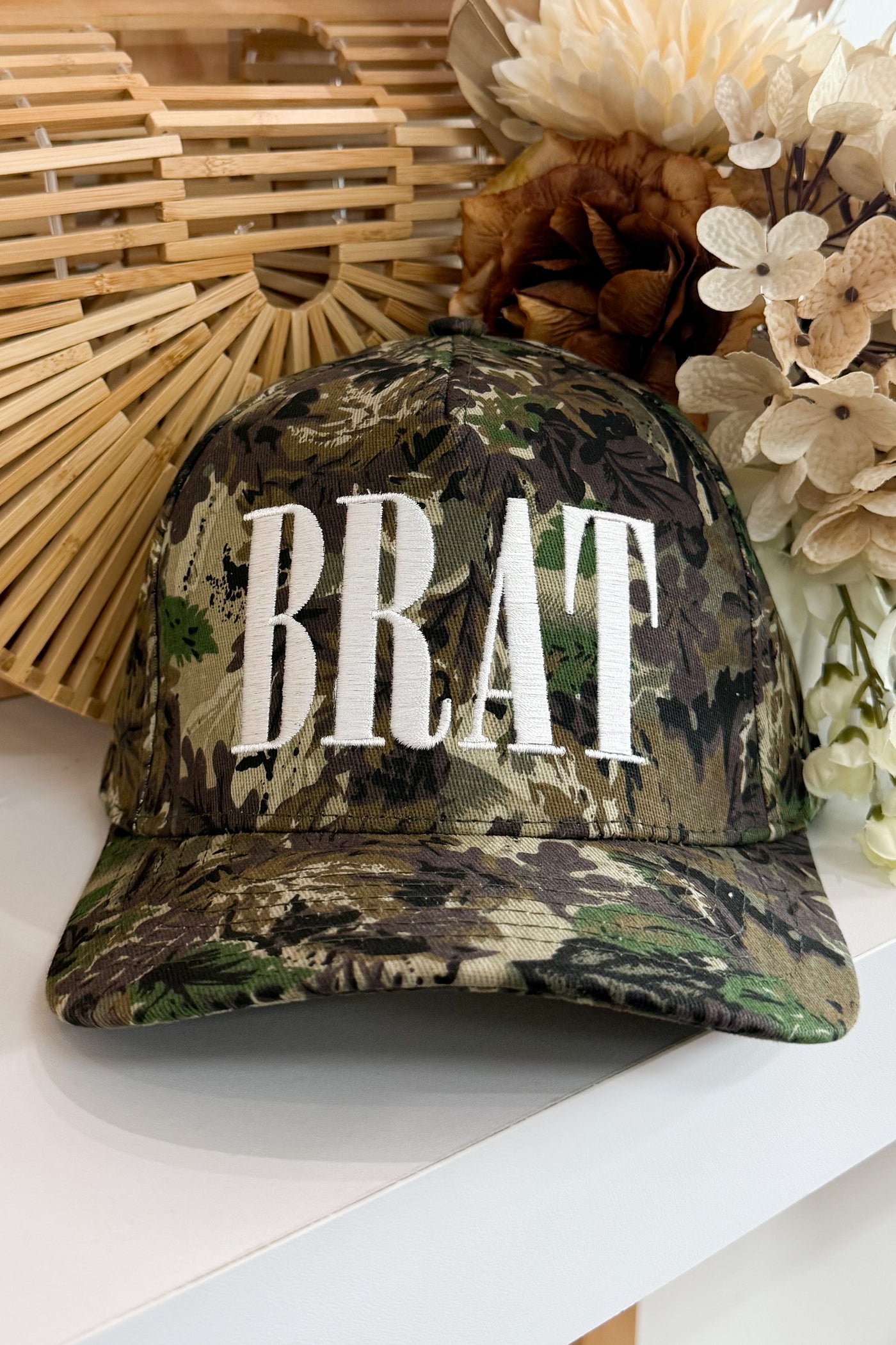 Brat Trucker Hat (Camo)