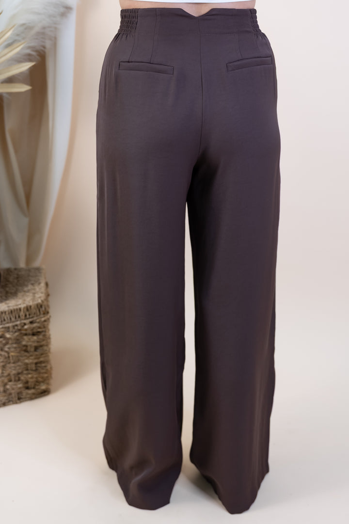"Refined Muse" Pants (Espresso)