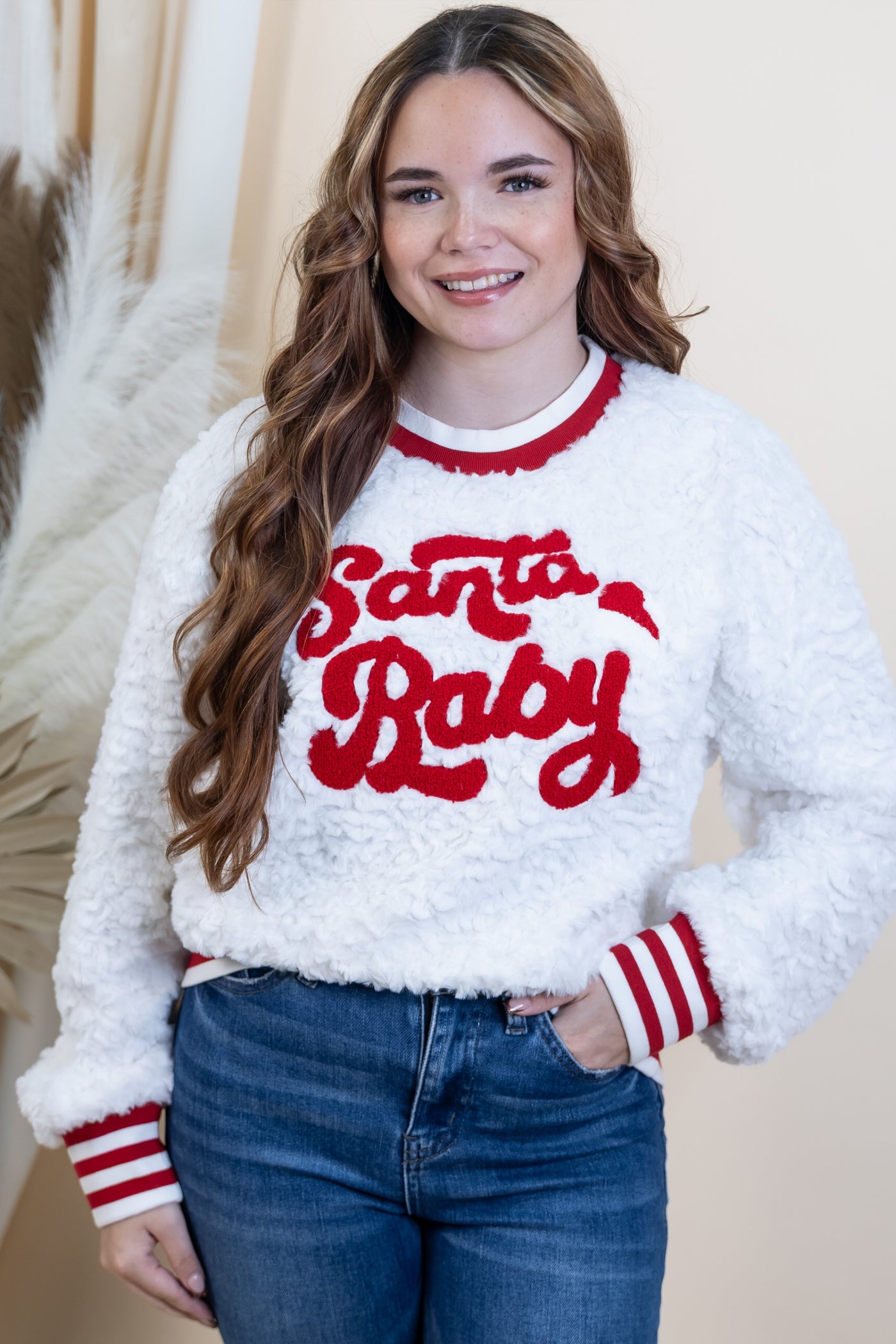 "North Pole Crush" Sweatshirt (White)