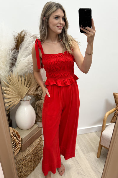 "Cruising By" Set (Poppy Red)