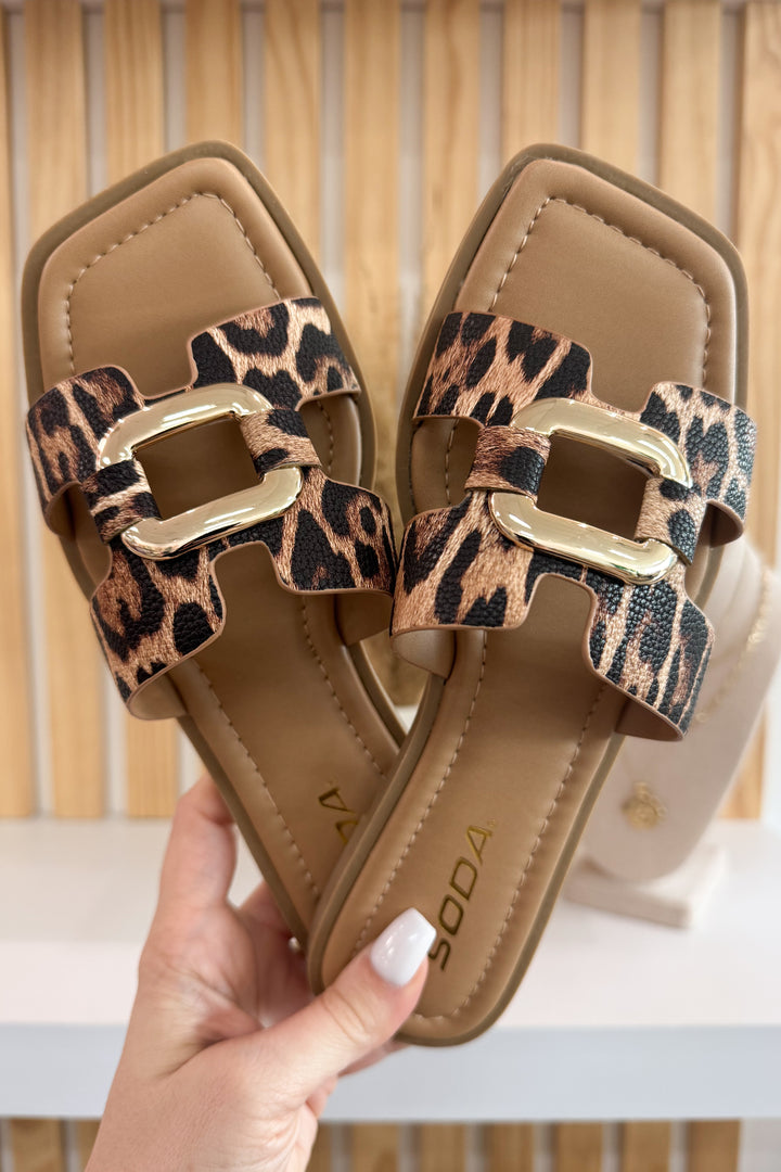 Faith Sandals (Leopard)