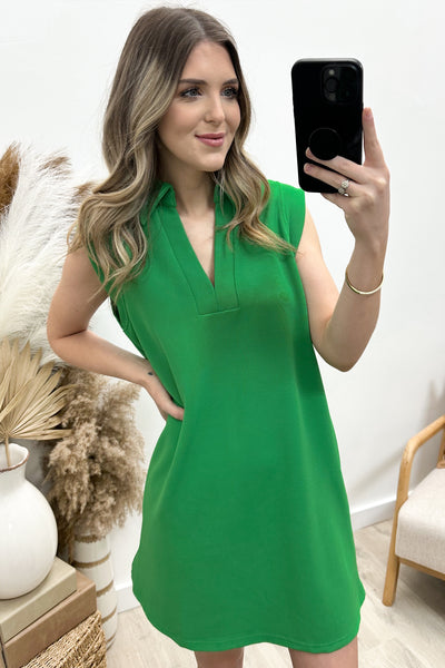 "Metropolitan Mood" Dress (Green)