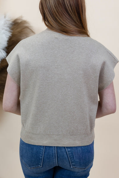 "Vision Of Charm" Top (Oatmeal)