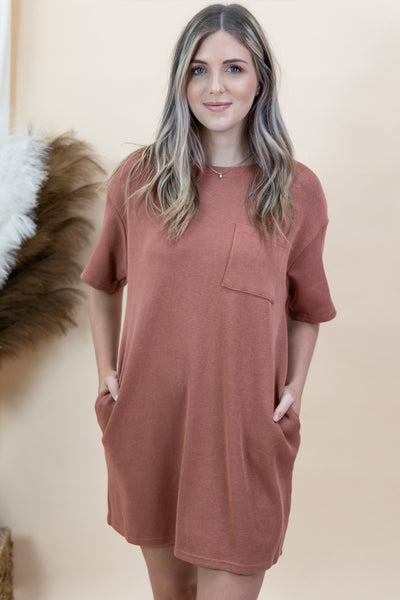 "Glow From Within" Dress (Cinnamon)
