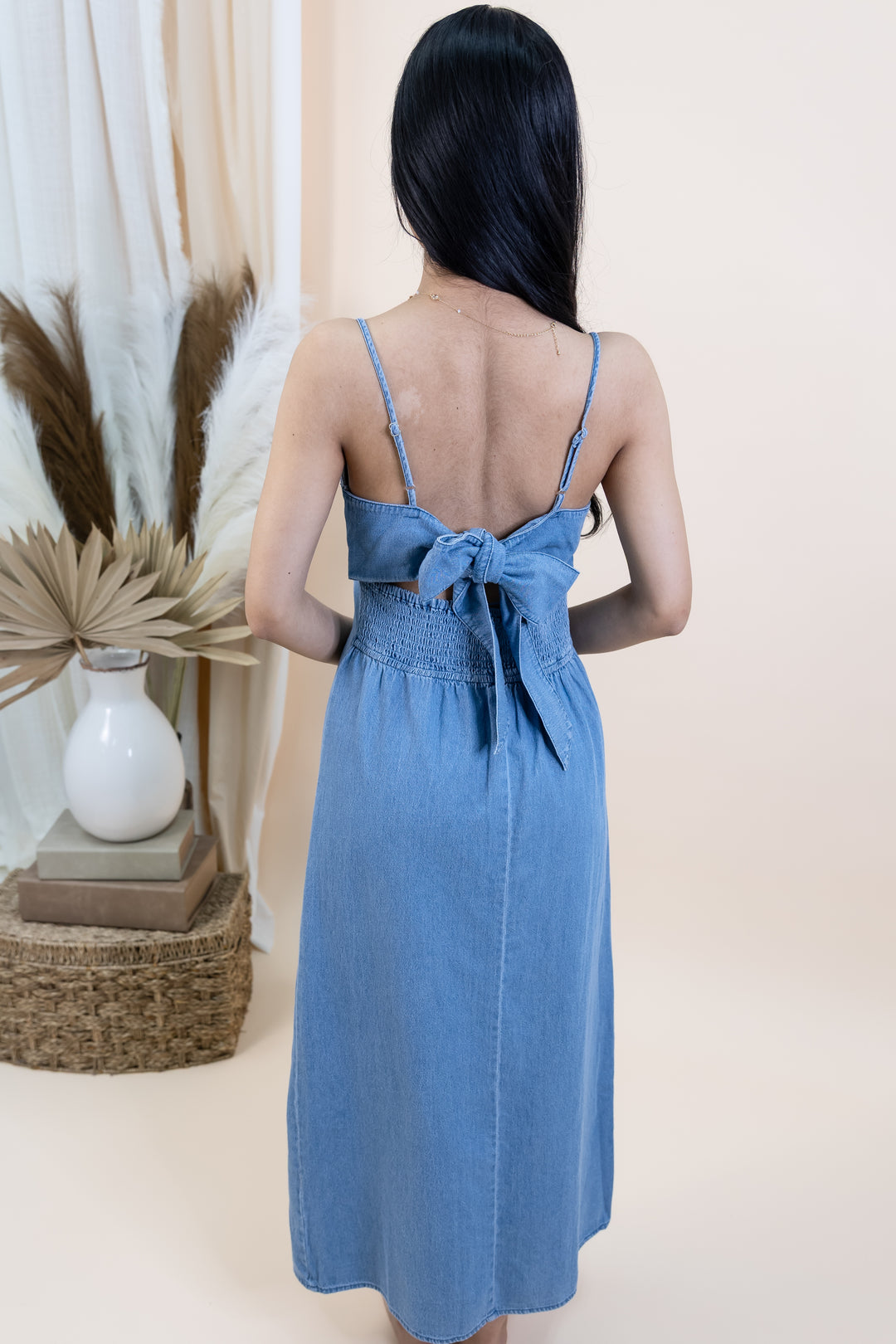 "Summer Romance" Dress (Denim)