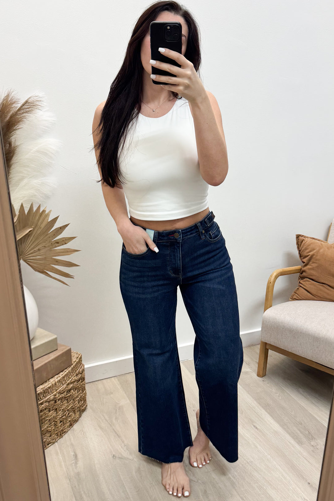 Destiny Petite Wide Leg Jeans