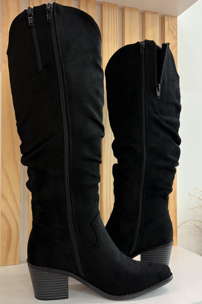Whitney Tall Boots (Black)