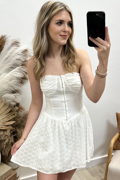 "Amazed With You" Dress (White)