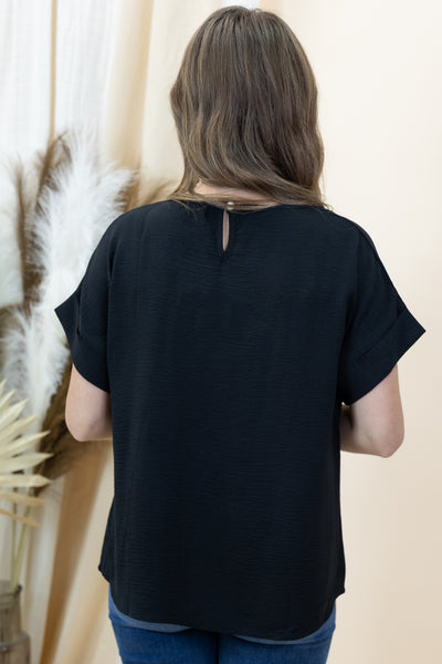 "Back To Business" Blouse (Black)