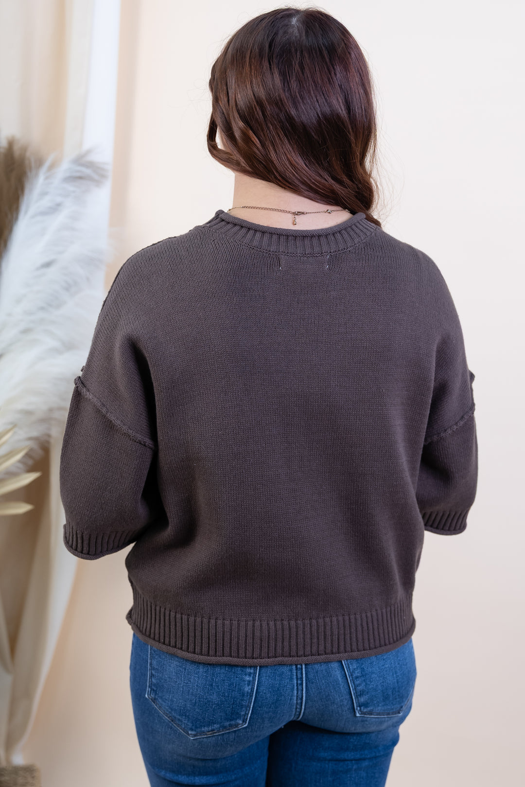 "Easy Edge" Top (Mocha)