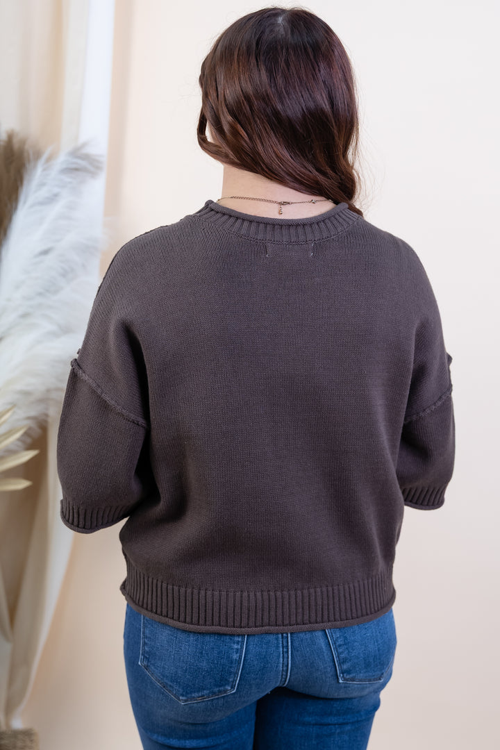 "Easy Edge" Top (Mocha)