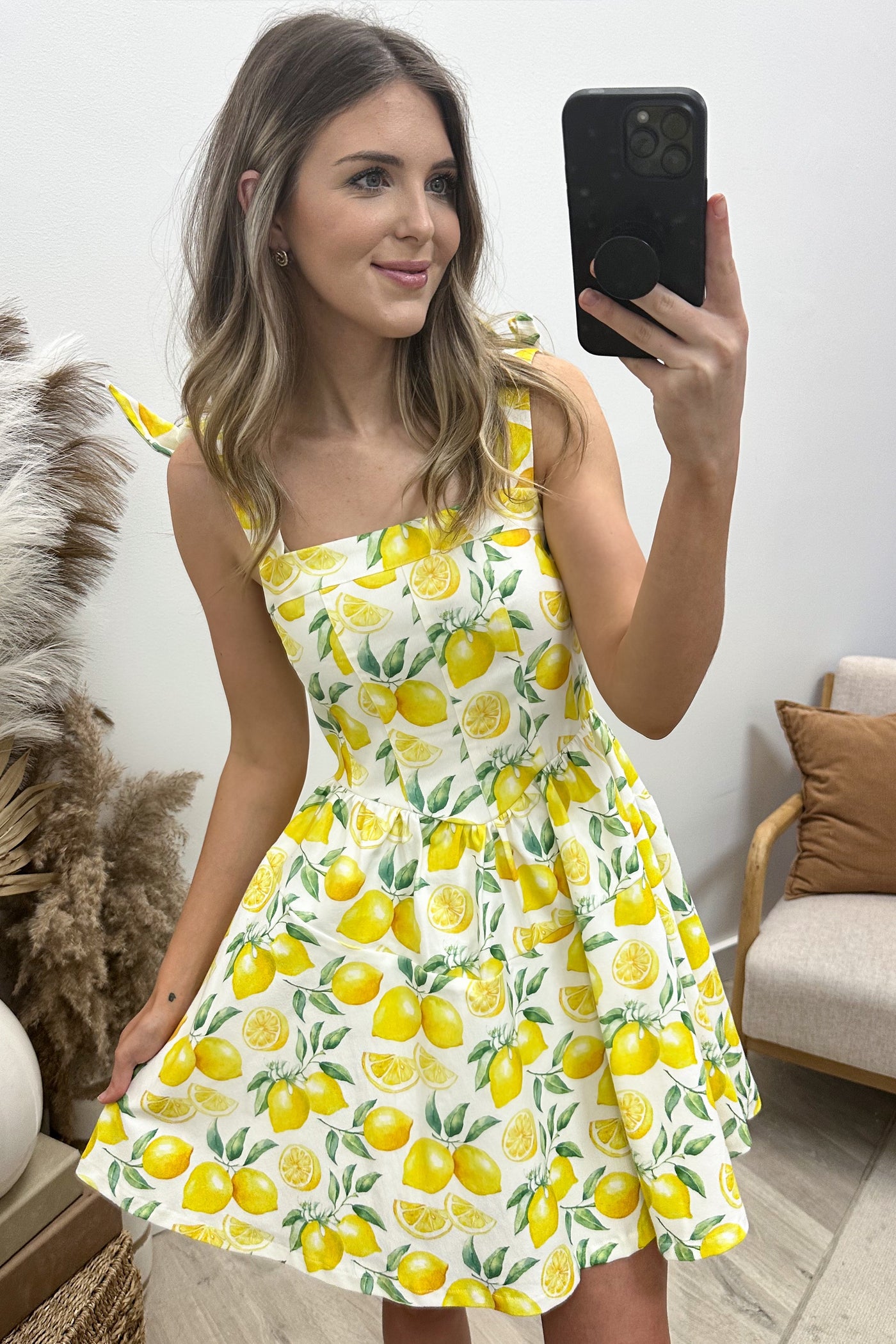 "Gives you Lemons" Dress (Off White)