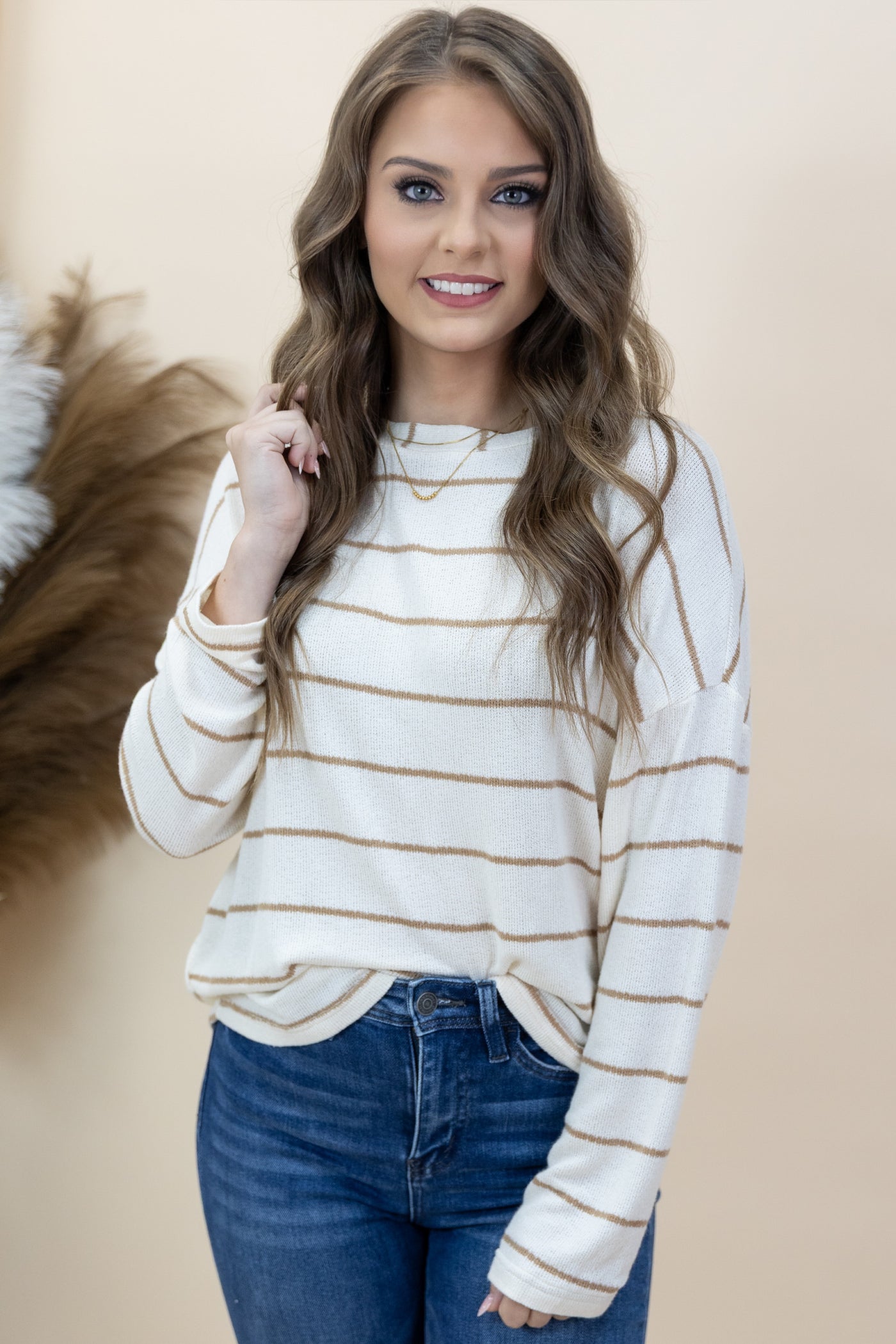 "Simple Styles" Top (Cream)