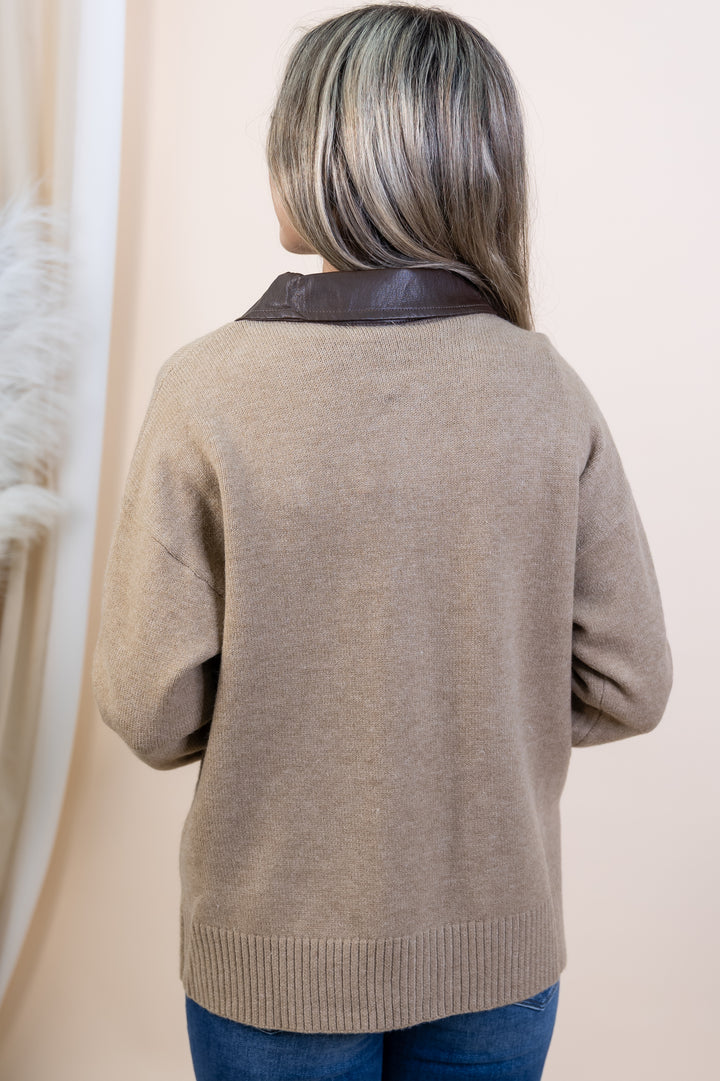 "Loving This Layer" Cardigan (Taupe)