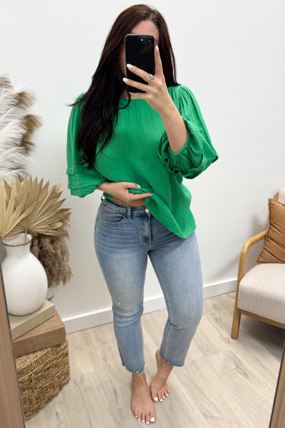 Maycee Cropped Straight Leg Jeans