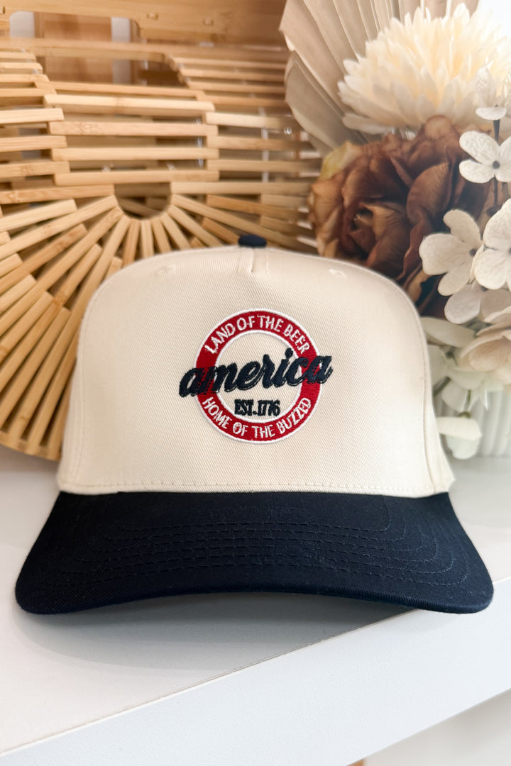 Land of the Beer Trucker Hat (Navy)
