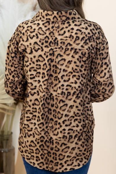 "Always Ready" Button Up (Brown Mix)