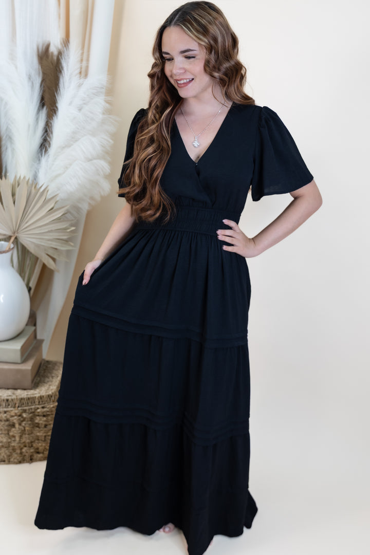 "Midnight Mirage" Dress (Black)