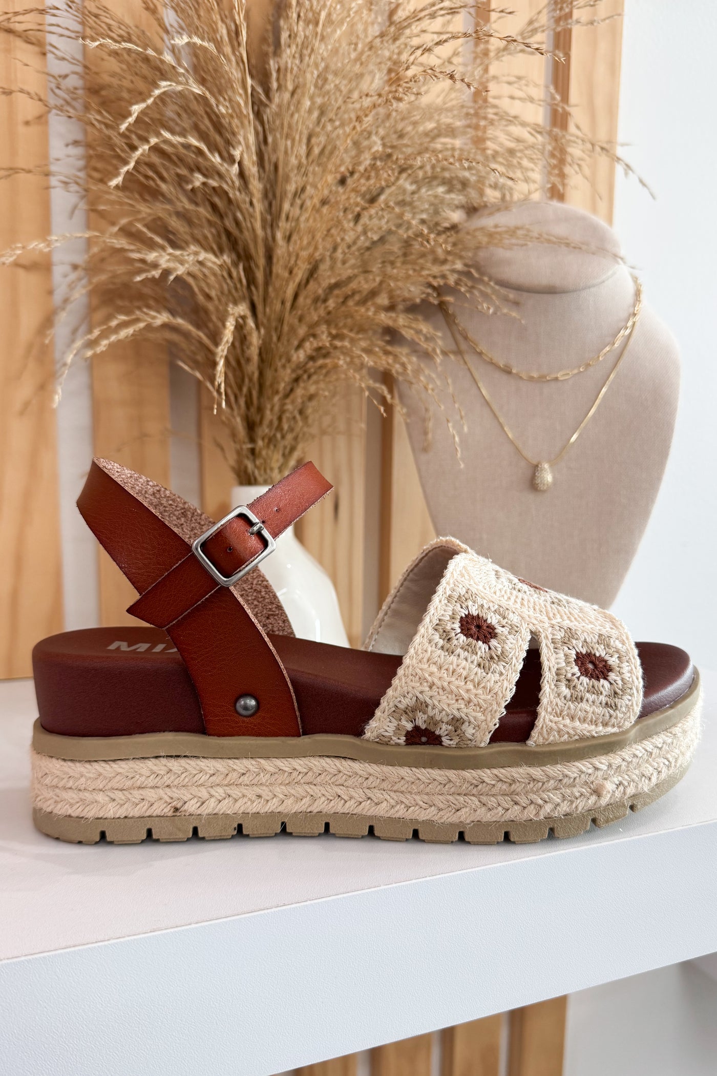 Mia Keva Sandals (Cognac)