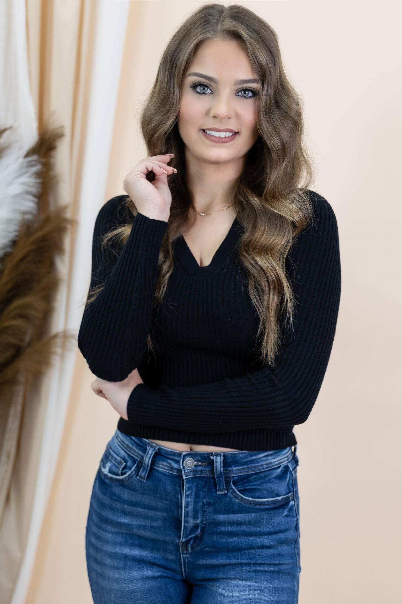 "Don't Think Twice" Top (Black)