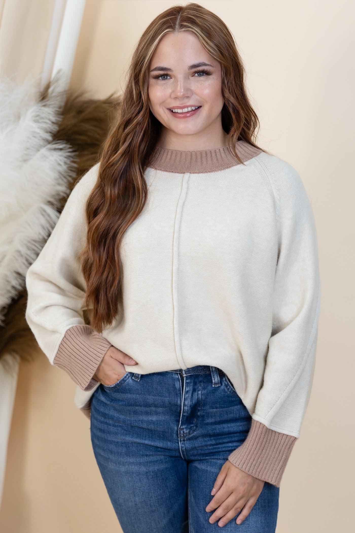 "Without Words" Sweater (Ecru)