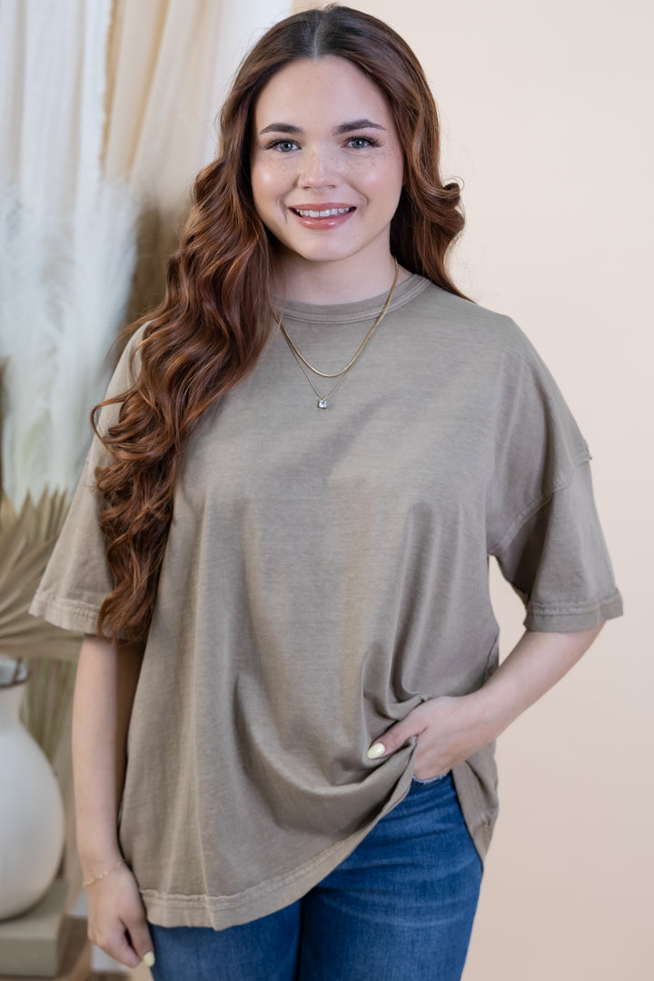 "Seamlessly Soft" Top (Mocha)