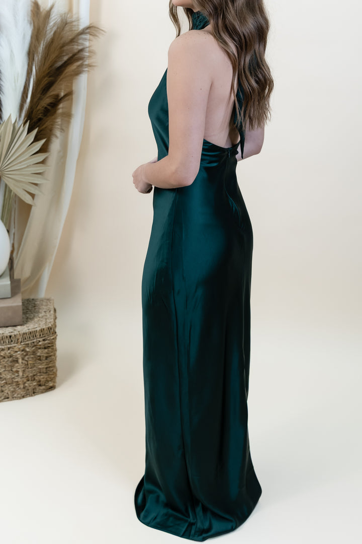 "Holiday Soireé" Dress (Hunter Green)