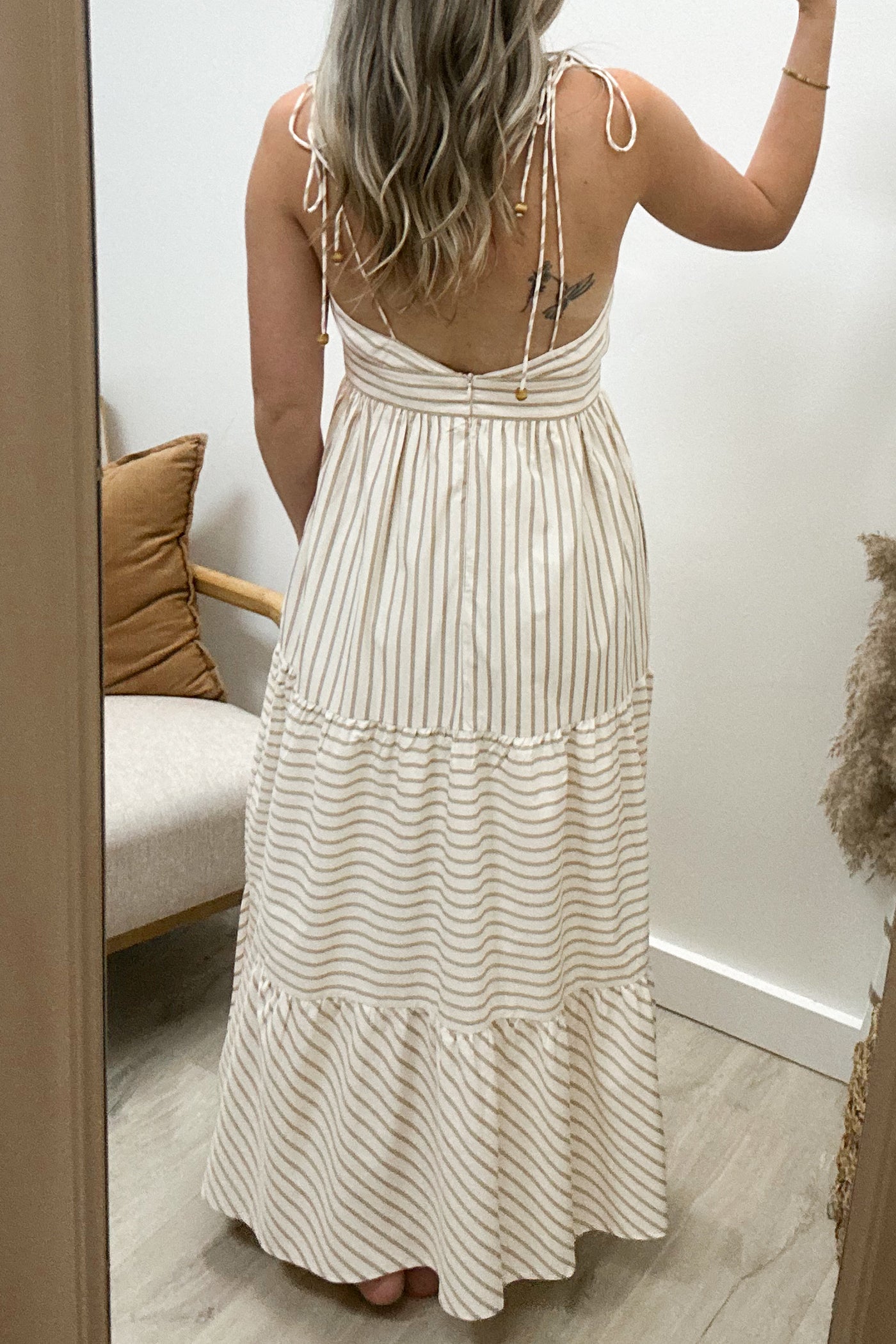 "Refined Taste" Dress (Taupe)