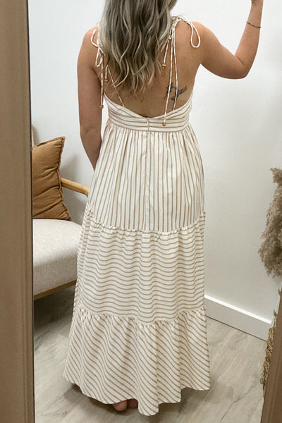 "Refined Taste" Dress (Taupe)