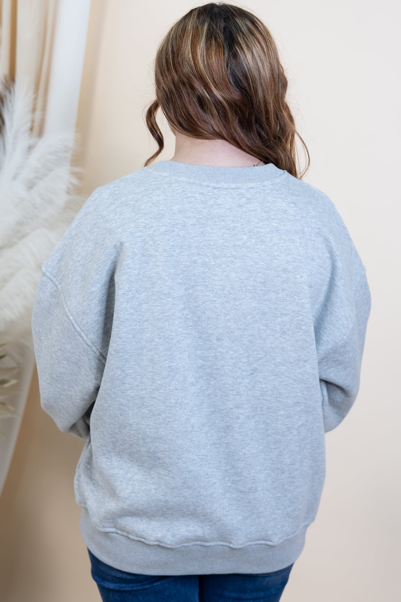 "Merry & Minimal" Sweatshirt (Heather Grey)