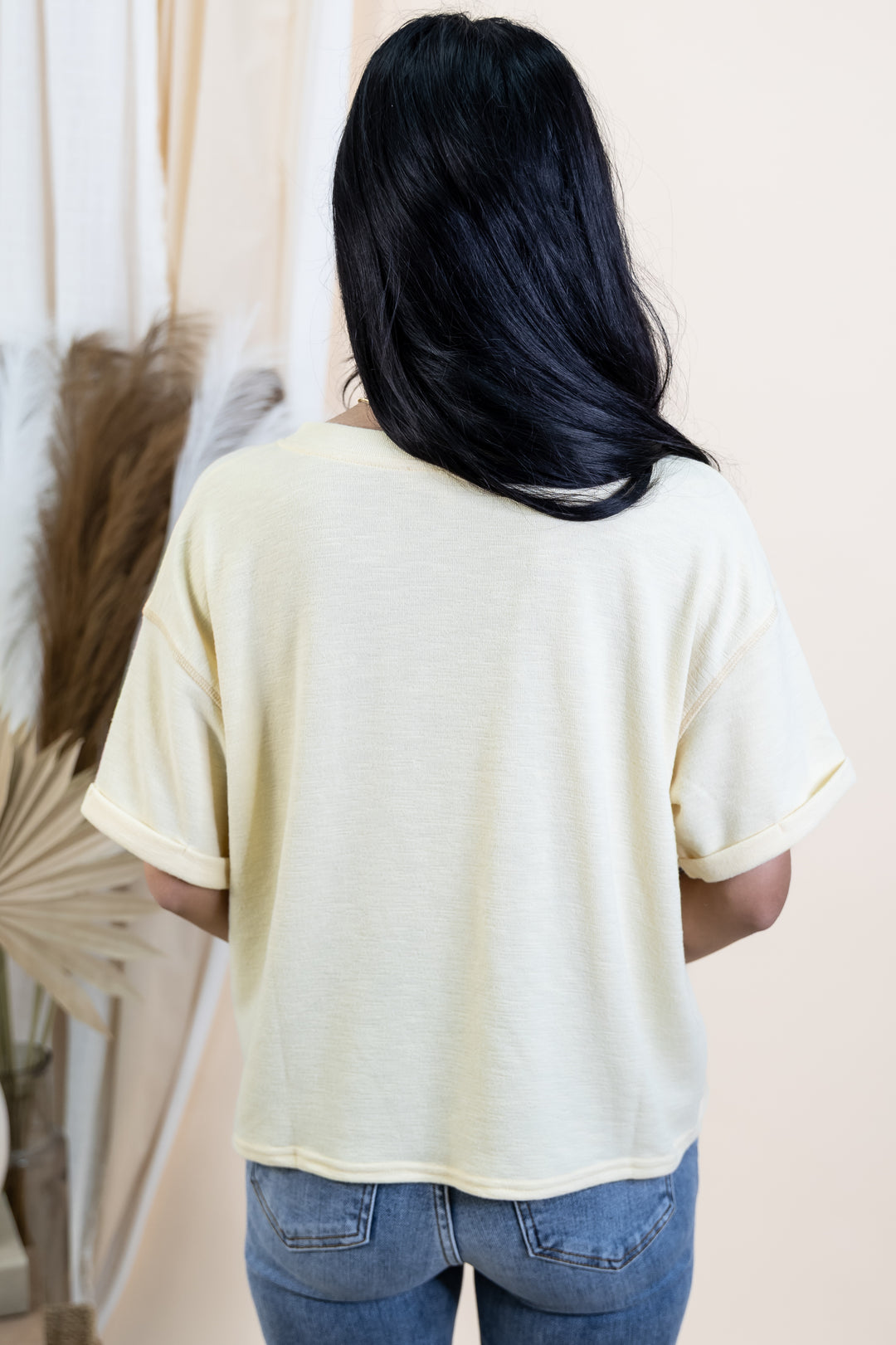 "True Essentials" Top (Butter Yellow)