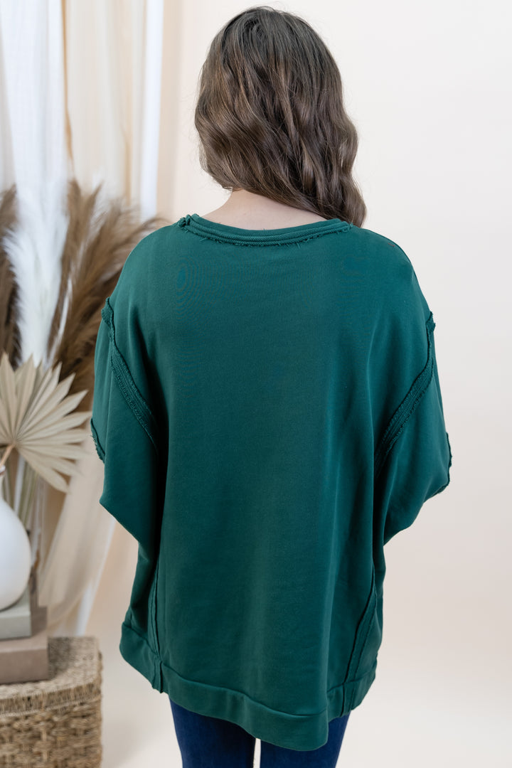 "Festive Friends" Sweatshirt (Hunter Green)