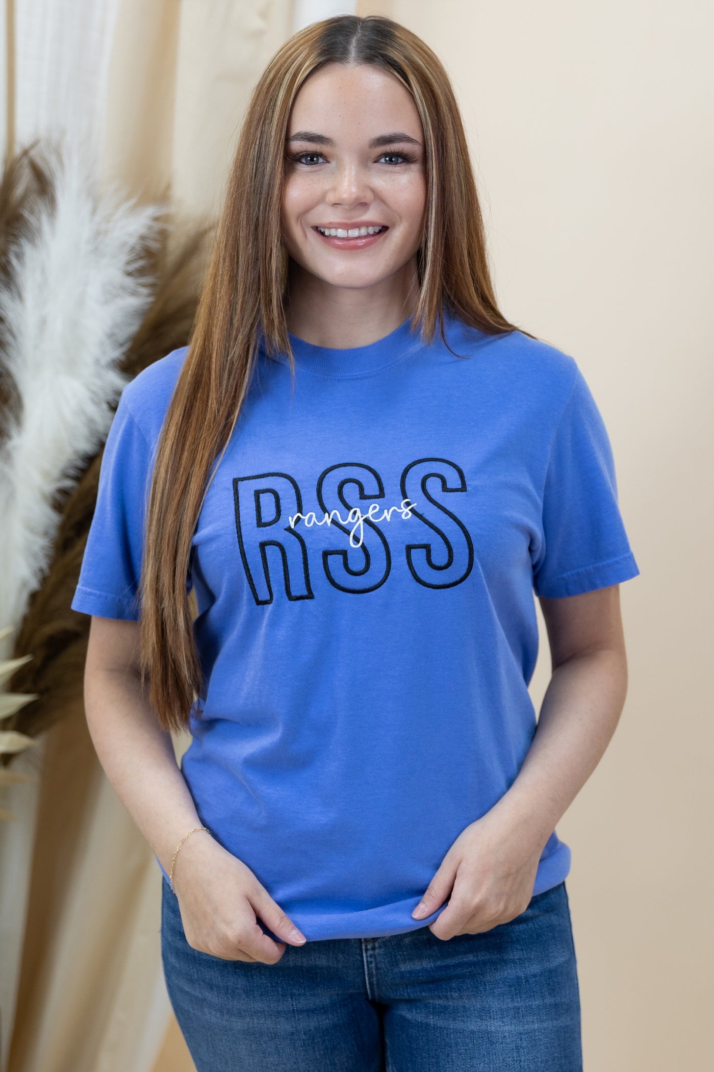 "RSS Rangers" T-Shirt (Flo Blue)