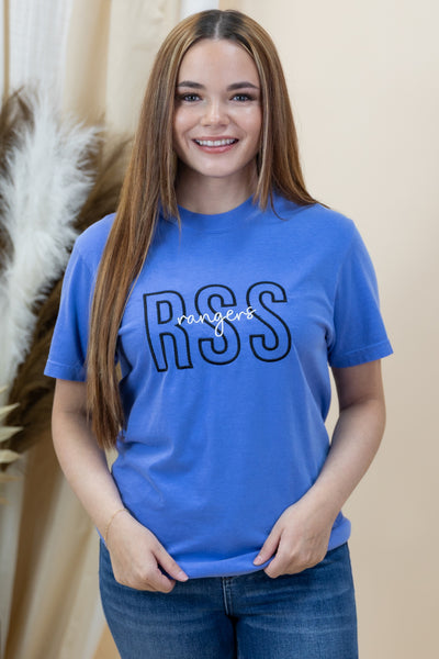 "RSS Rangers" T-Shirt (Flo Blue)