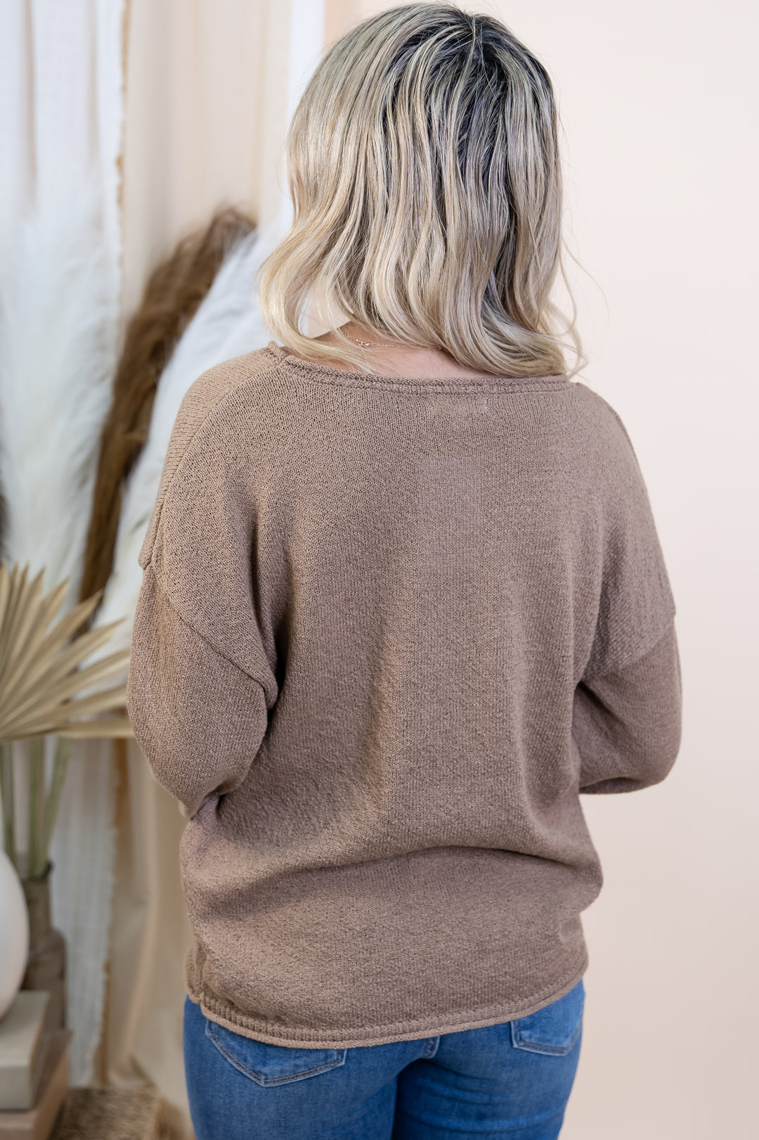 "Weekend Wonder" Sweater (Mocha)