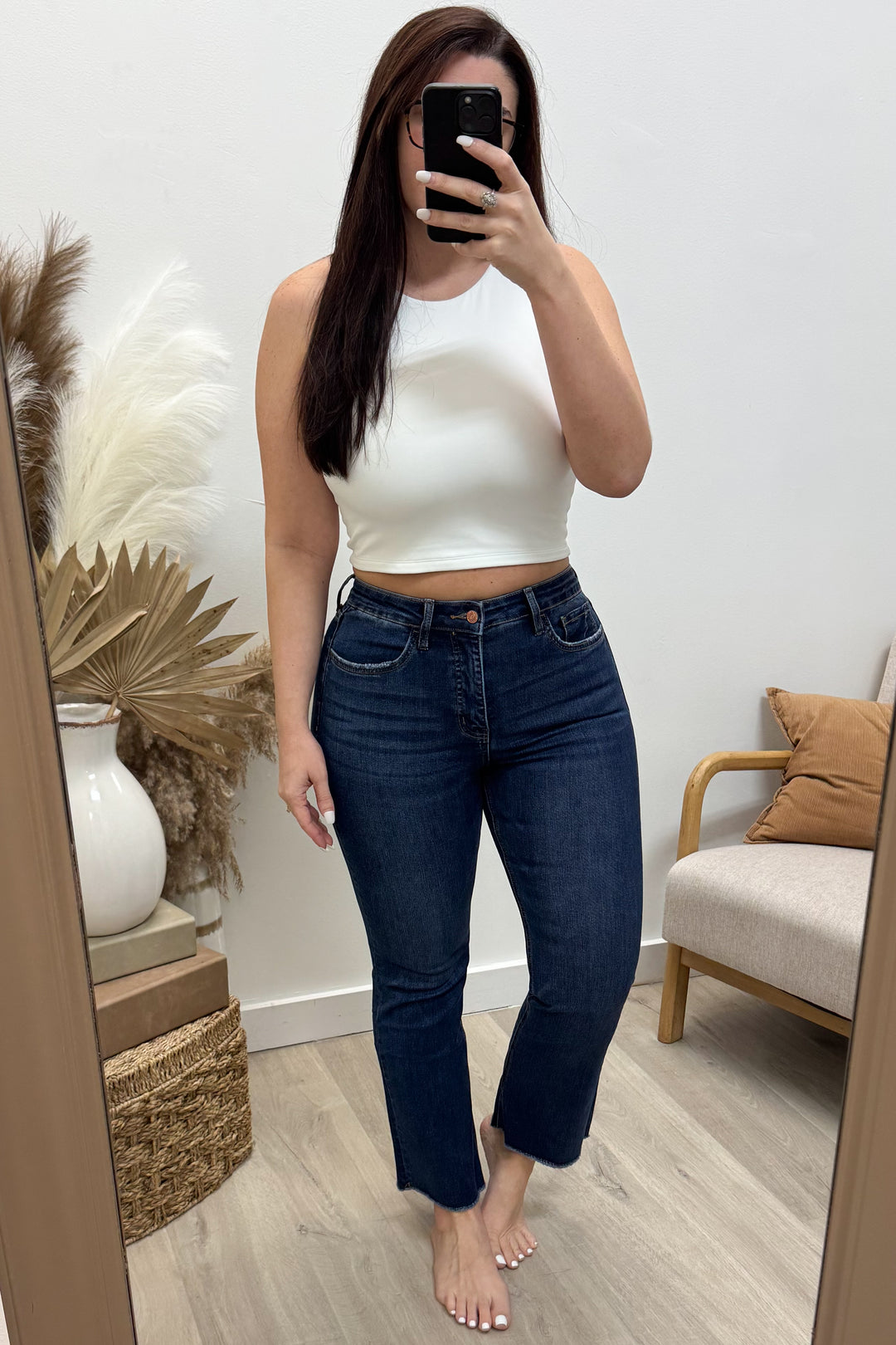 Isabella Kick Flare Jeans (Tummy Control)
