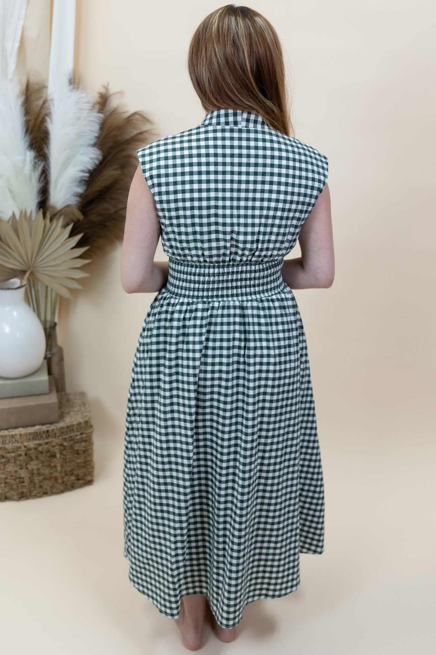 "Falling Into Place" Dress (Forest)