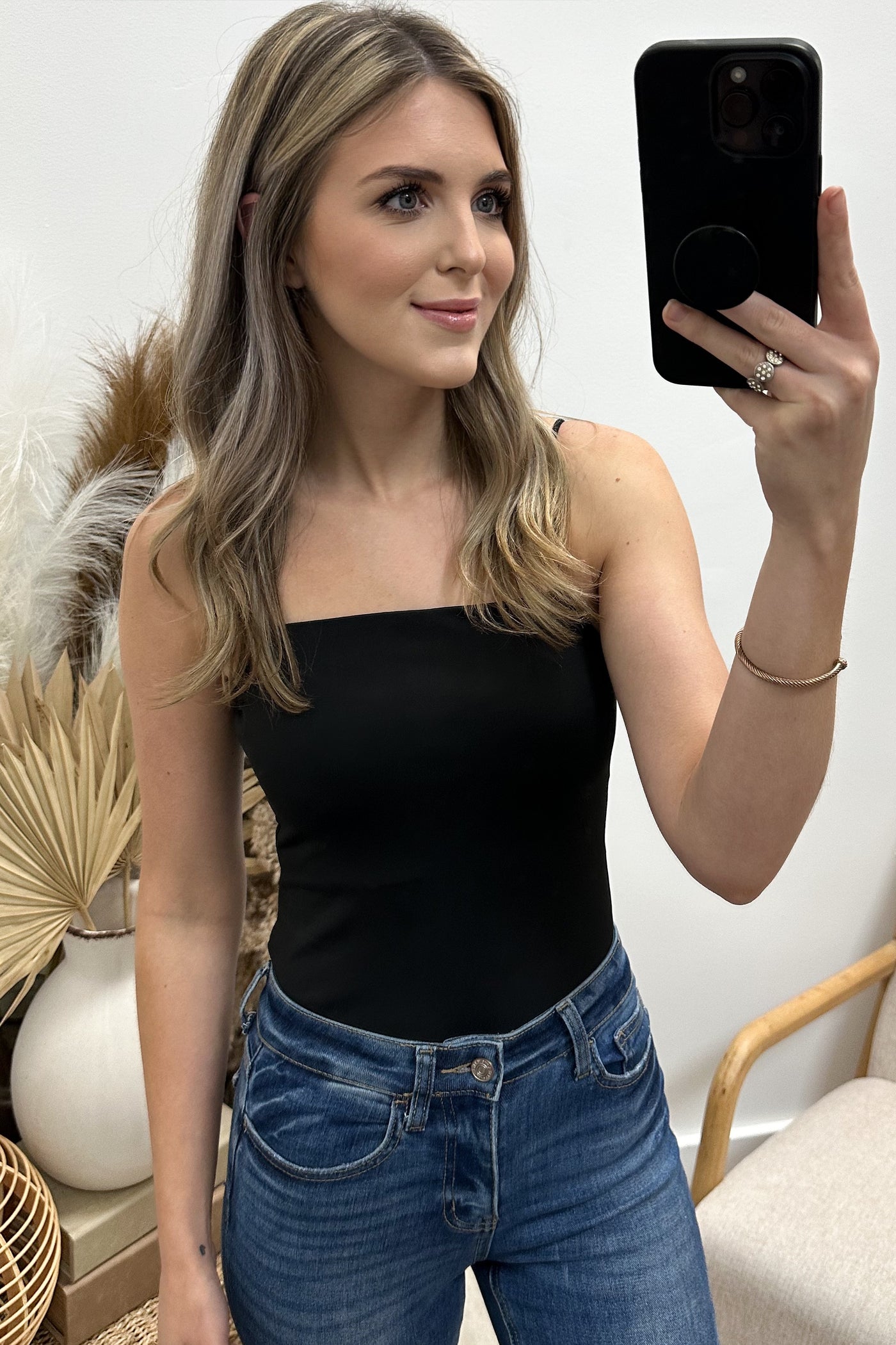 "Insta Snap" Bodysuit (Black)