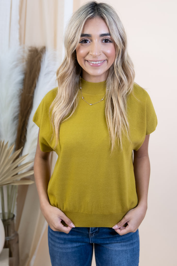 "Vision Of Charm" Top (Pistachio)